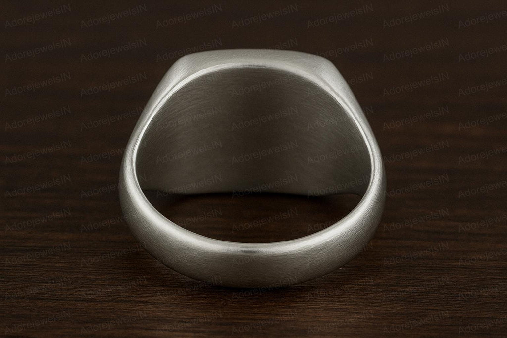 Sterling Silver Hammer Pickaxe Ring, Anchor Nautical Band, Worker Jewelry