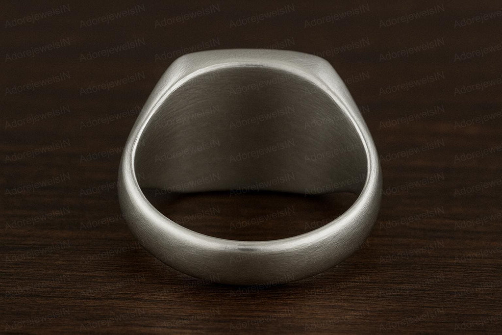 Sterling Silver Hammer Pickaxe Ring, Anchor Nautical Band, Worker Jewelry